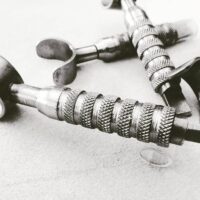 Cuchilla giratoria, trazador para repujados