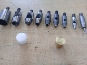 Remachadora De Banco Sacabocados 1 1,5 Y 3