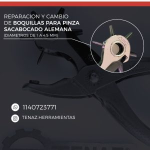 Reparacion de pinza sacabocado